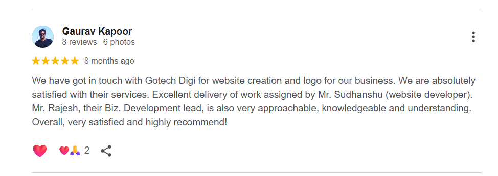 Client Testimonial